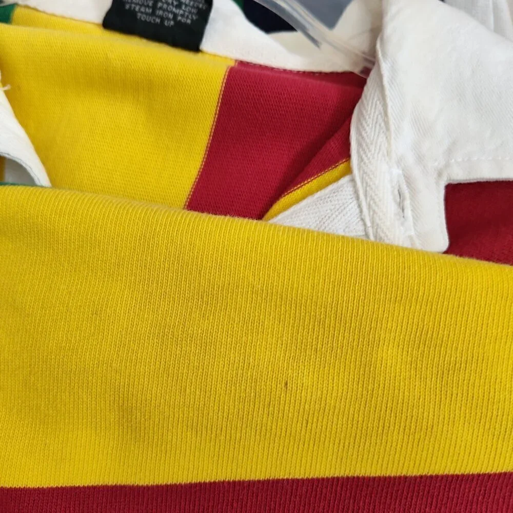 Boys SZ L Vintage Polo Ralph Lauren L/S Polo